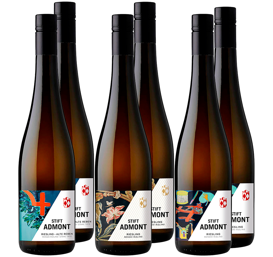 je zweimal Riesling alte Reben und Riesling Renski Rizling, Riesling Renski Rizling